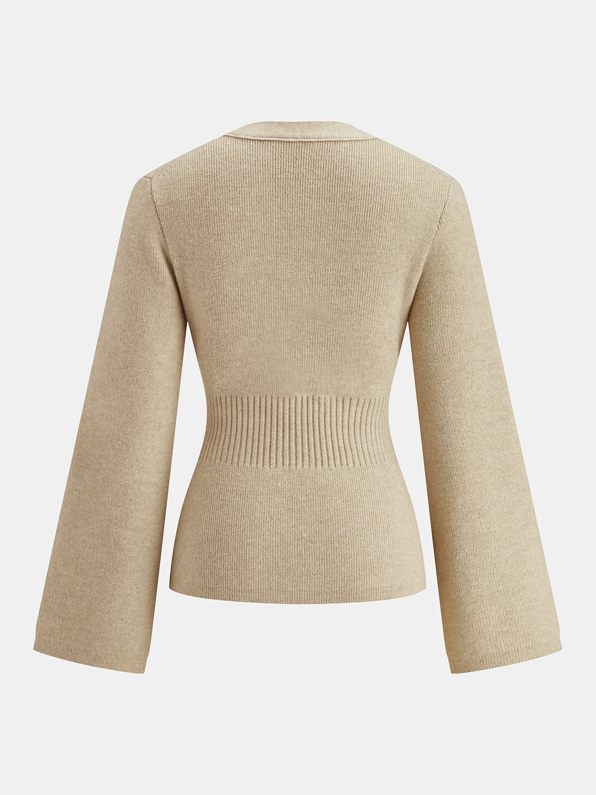 V-Neck Buttoned Slim Cardigans - Wholesalesil