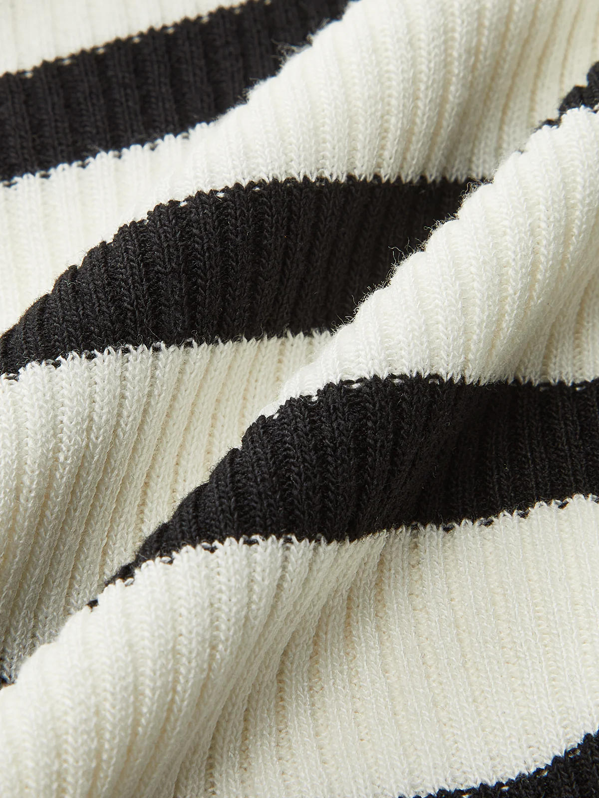 Striped Knit Halter Crop Top - Wholesalesil