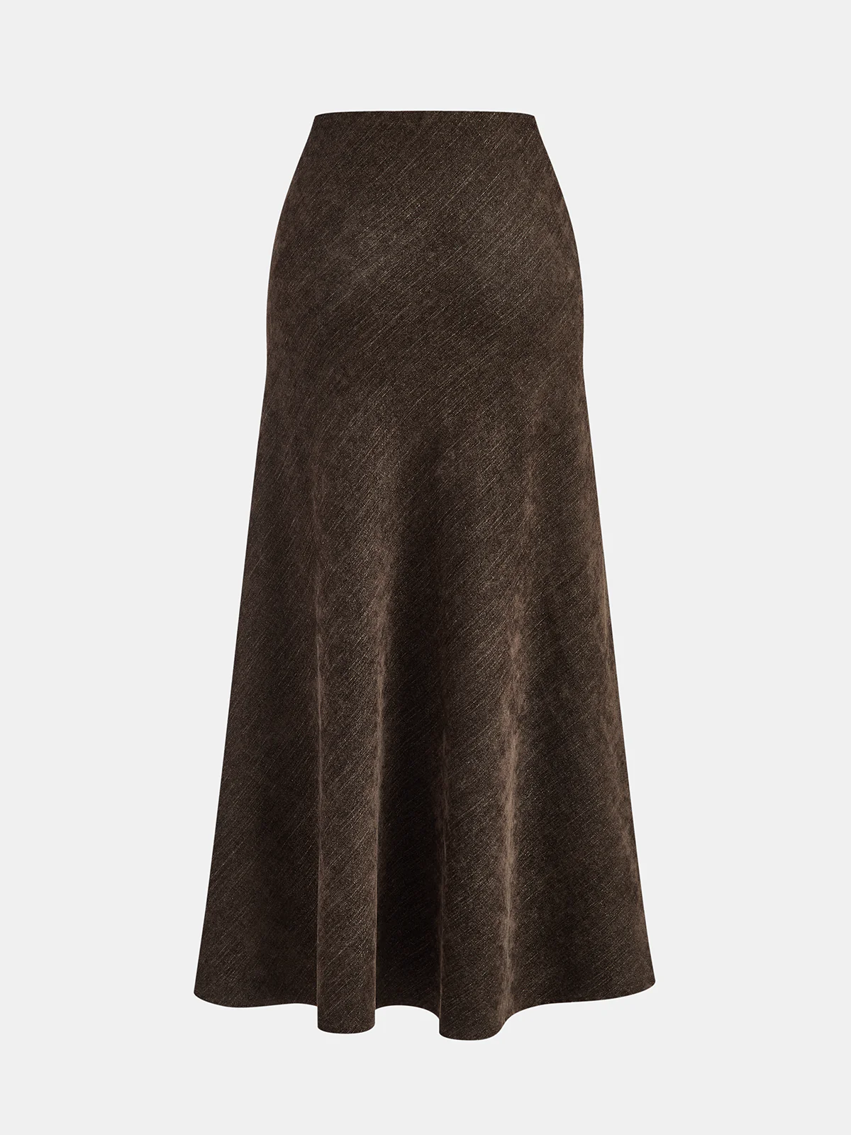 Velour Textured Mermaid Maxi Skirt - Wholesalesil