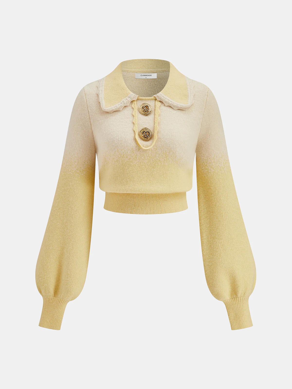 Ombre Knitted Top and Mini Skirt Set - Wholesalesil