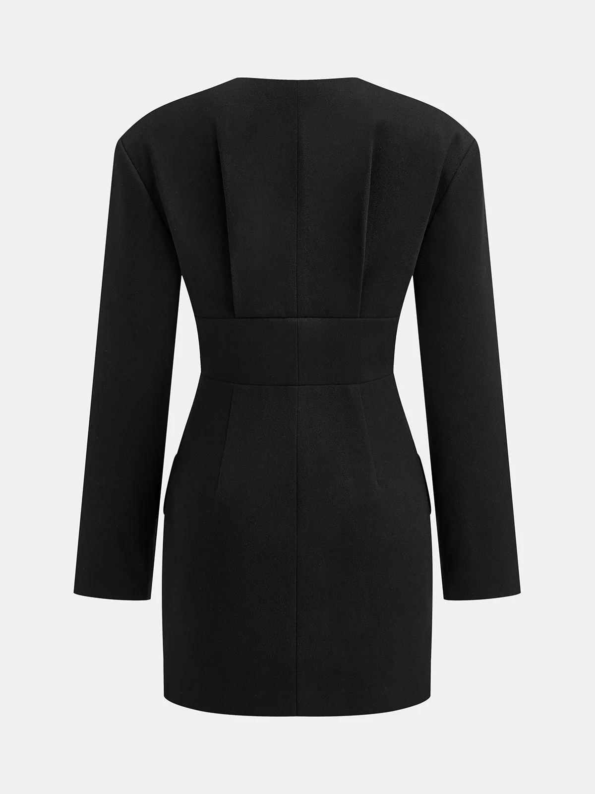 Zip-Front Gold Embellished Mini Dress - Wholesalesil