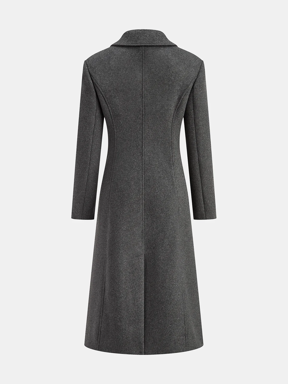 Tailored Wool Blend Longline Coat - Wholesalesil