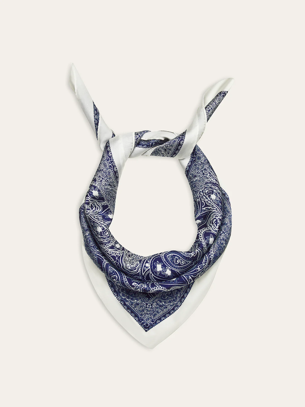 Paisley Print Square Scarf - Wholesalesil