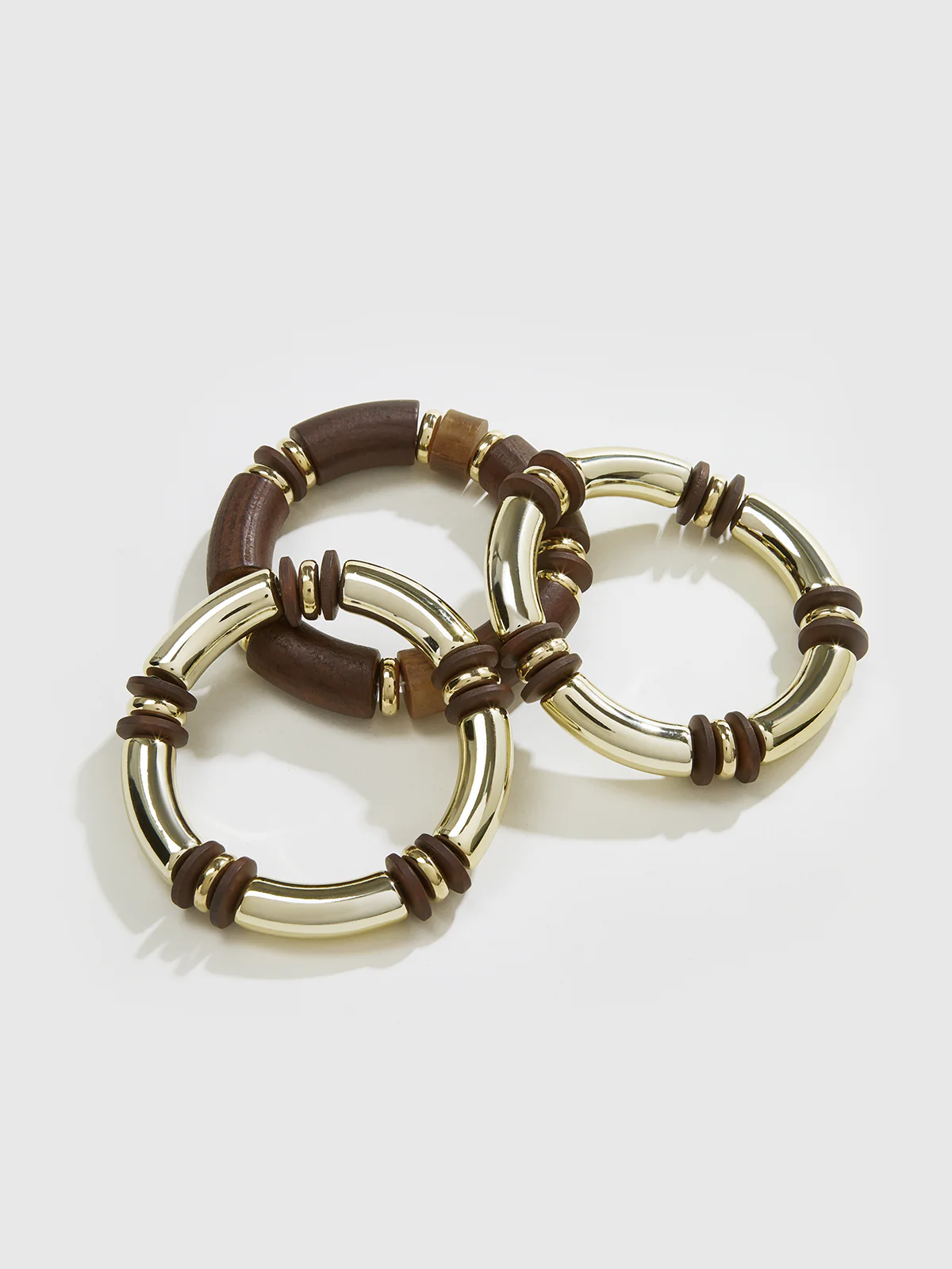 Stackable Wood and Resin Bracelet - Wholesalesil