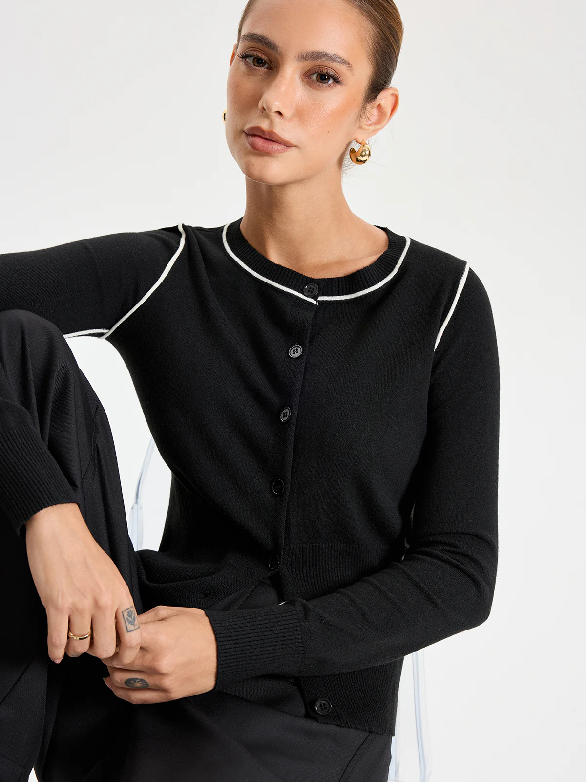 Fine Line Cardigan - Wholesalesil