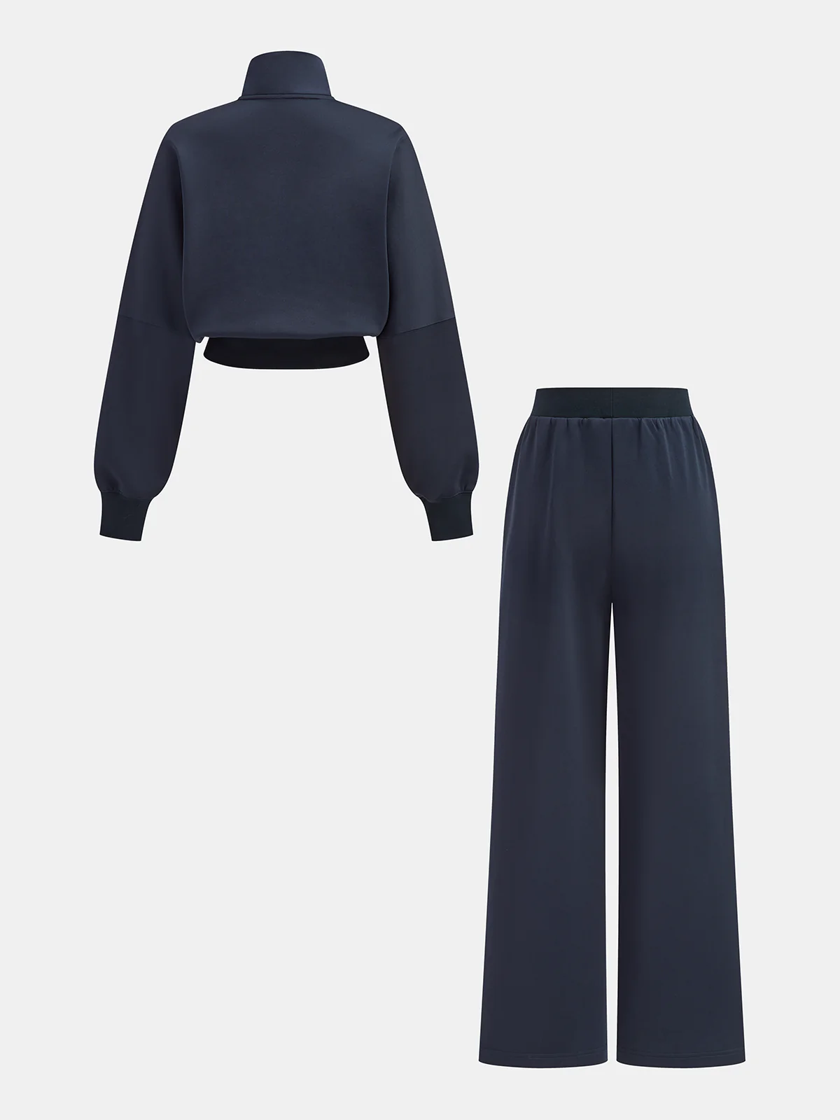 Quadruple Stripe Sweatshirt and Pants Set - Wholesalesil