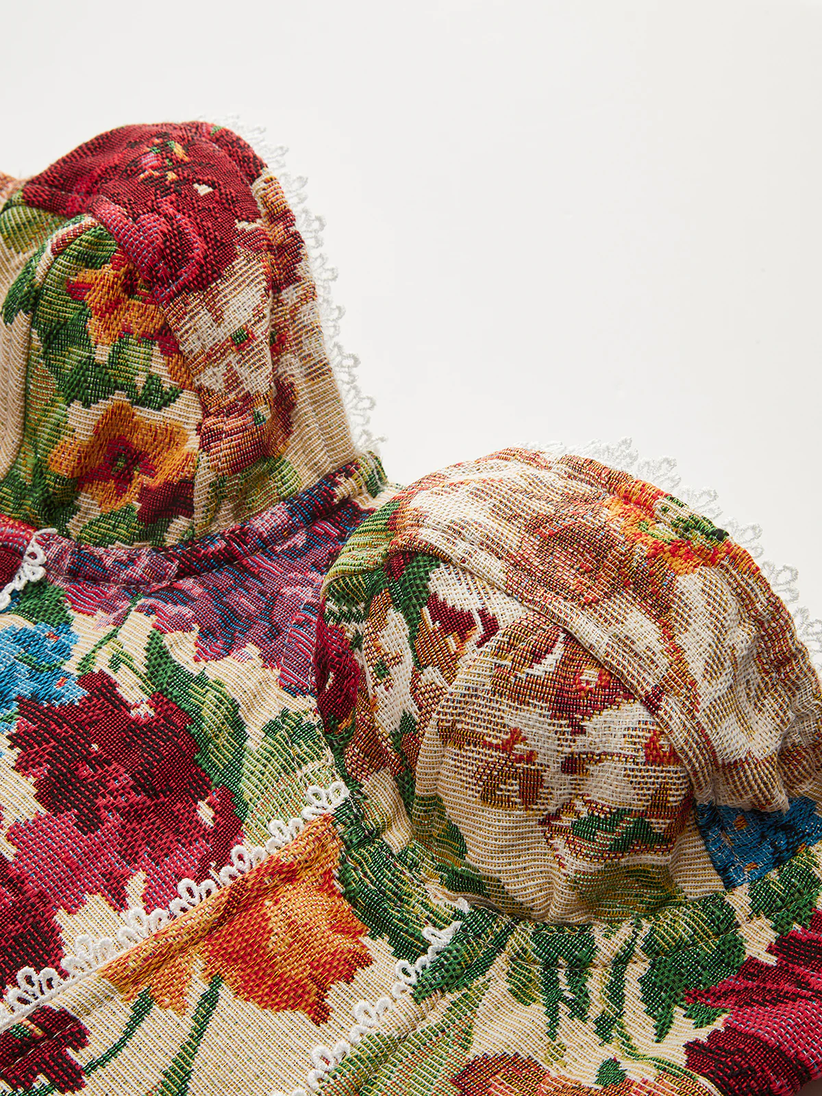 Lace Trim Lace-Up Back Corset Top - Wholesalesil