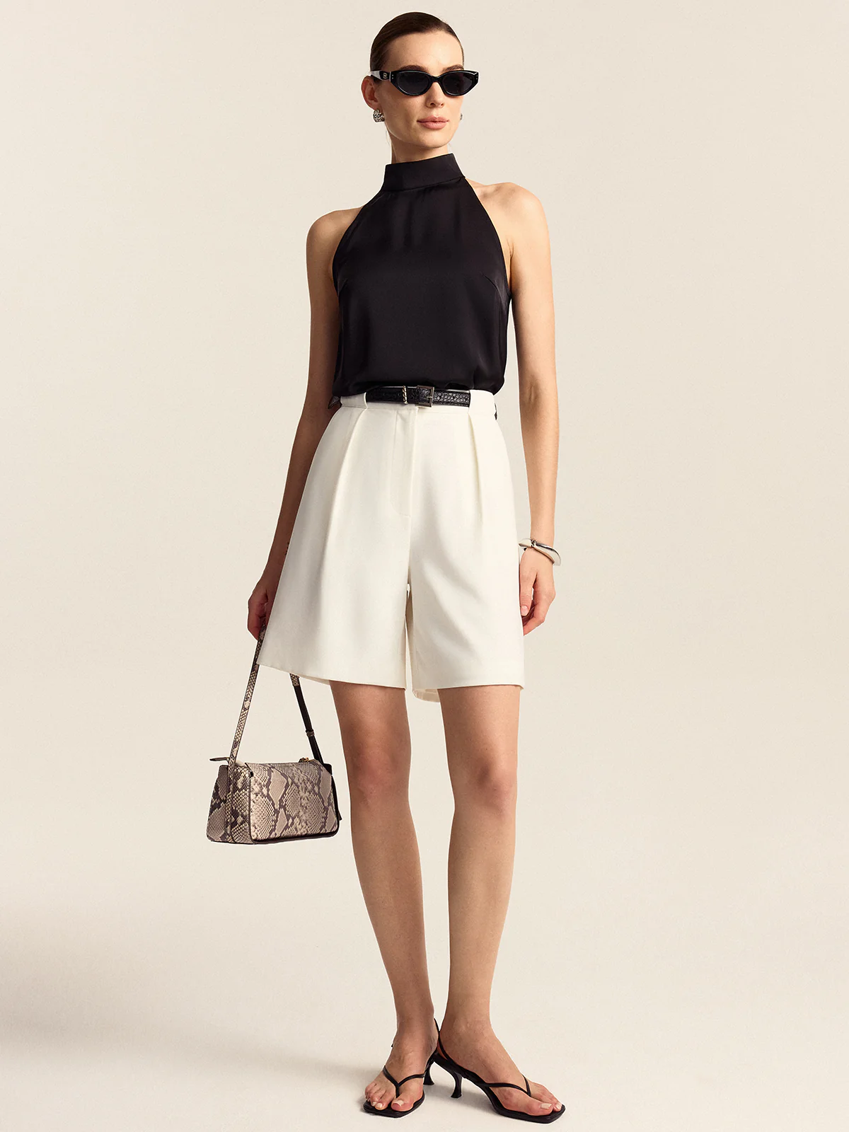 Satin Halter Top - Wholesalesil