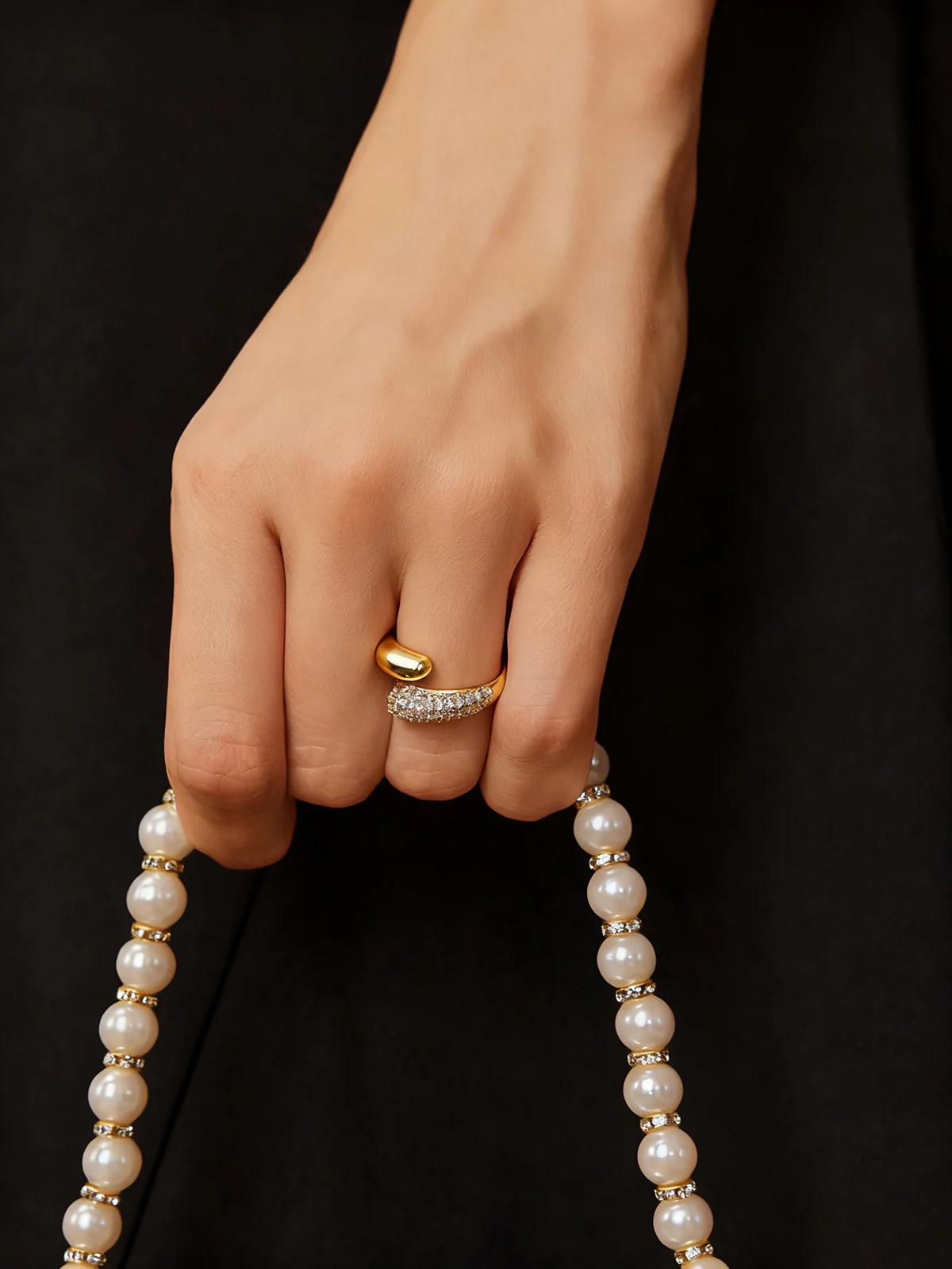 Double-Headed Snake Shaped Ring - Wholesalesil