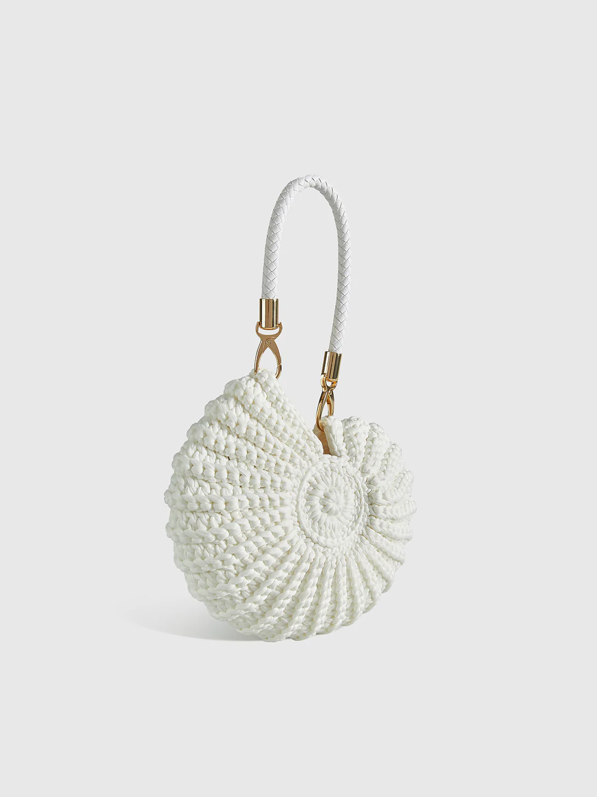 Crocheted Conch-Shaped Handbag - Wholesalesil