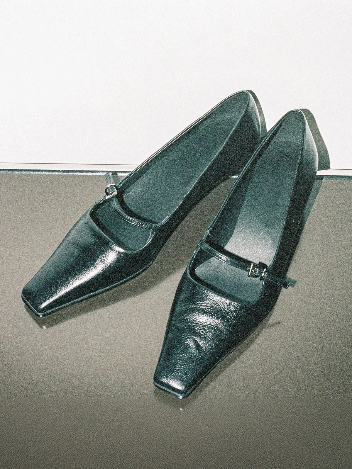 Square Toe Mary Jane Pumps - Wholesalesil