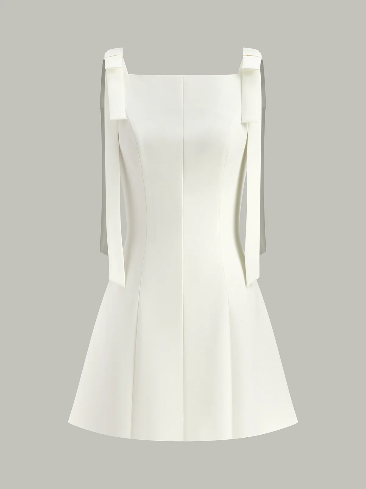 Bow-Strap Mini Dress - Wholesalesil