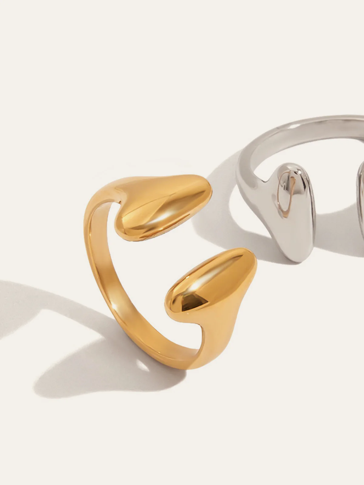 Sculptural Open-Ended Ring - Wholesalesil