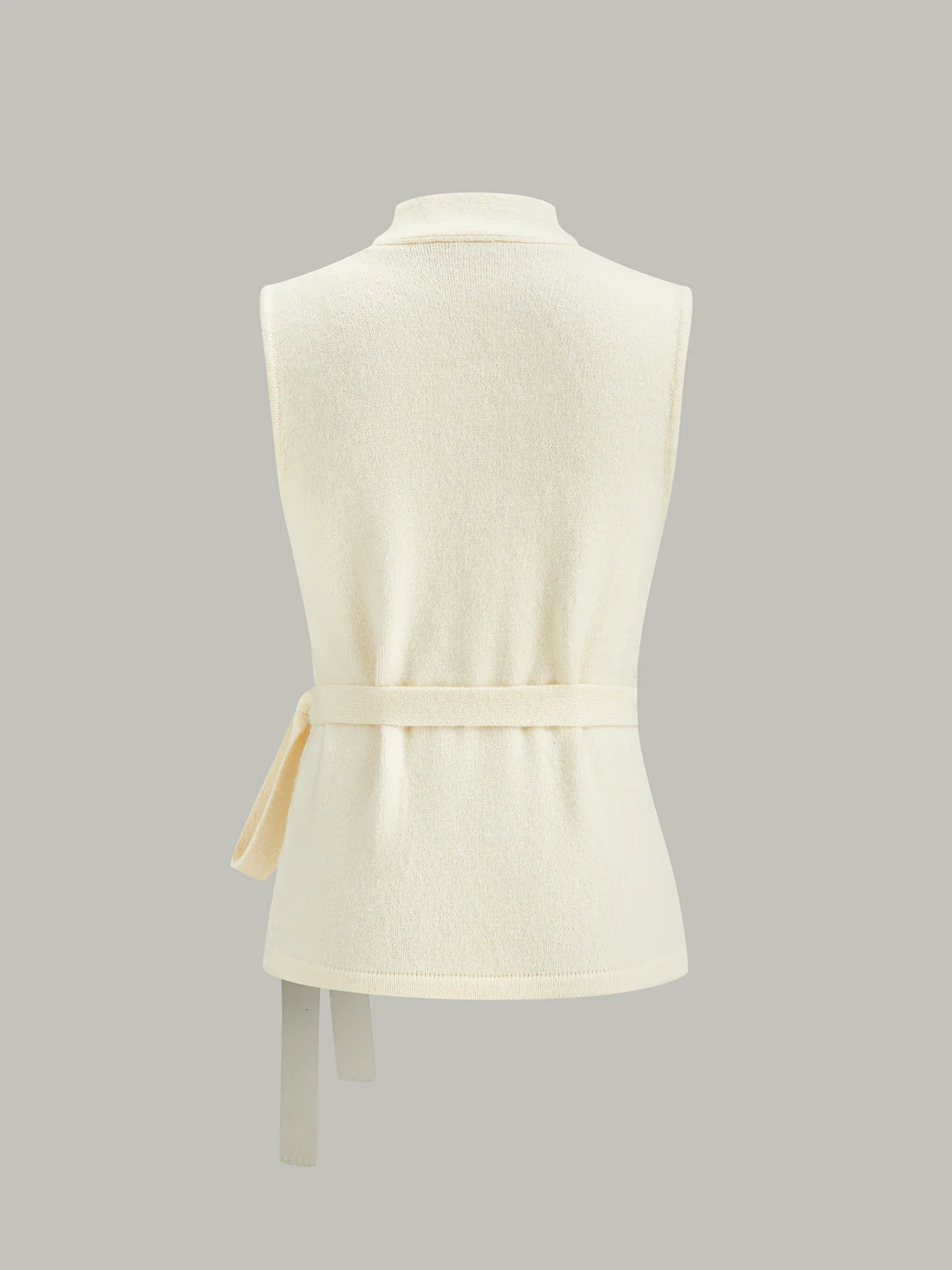 Cable Knit Wrap Vest - Wholesalesil