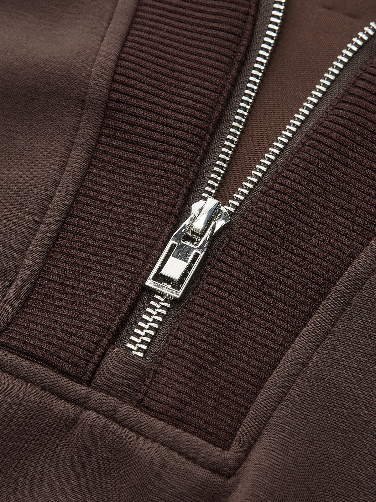 V-Neck Half-Zip Sweatshirt - Wholesalesil