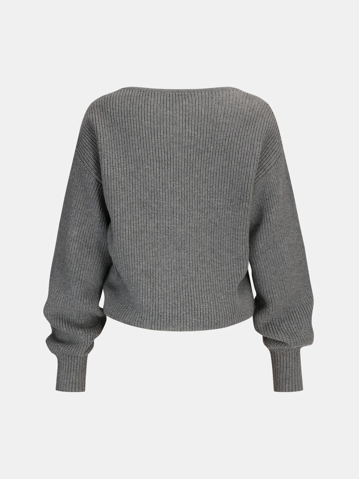 Metal Detail Knit Sweater - Wholesalesil