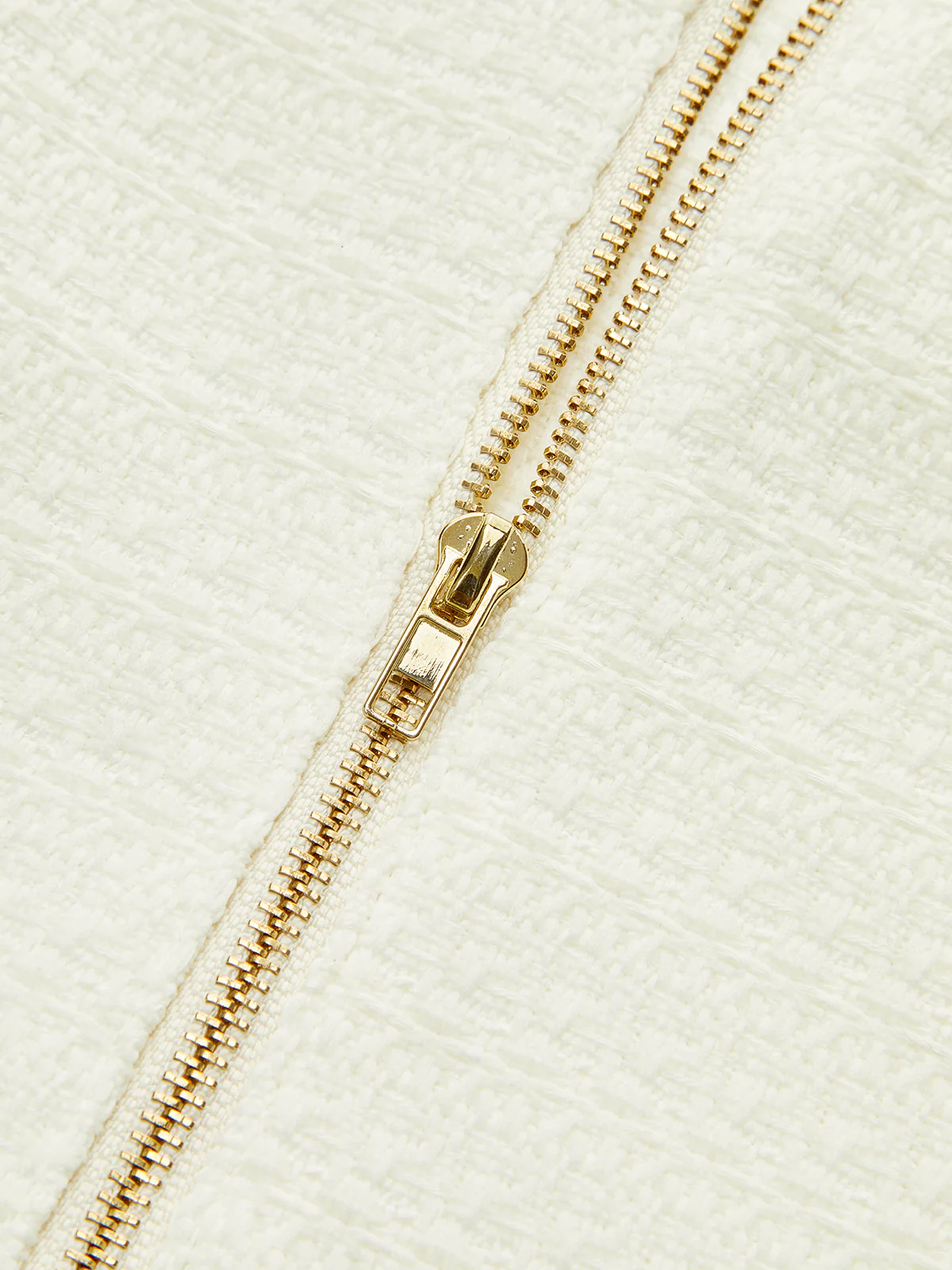 Textured Zipper Jumpsuit With Belt - Wholesalesil