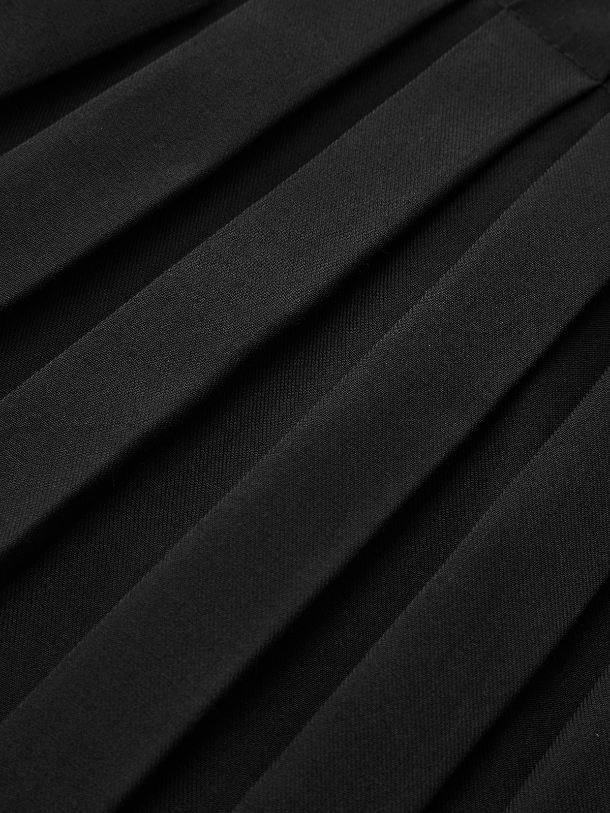 Pleated Skort with Drawstring - Wholesalesil