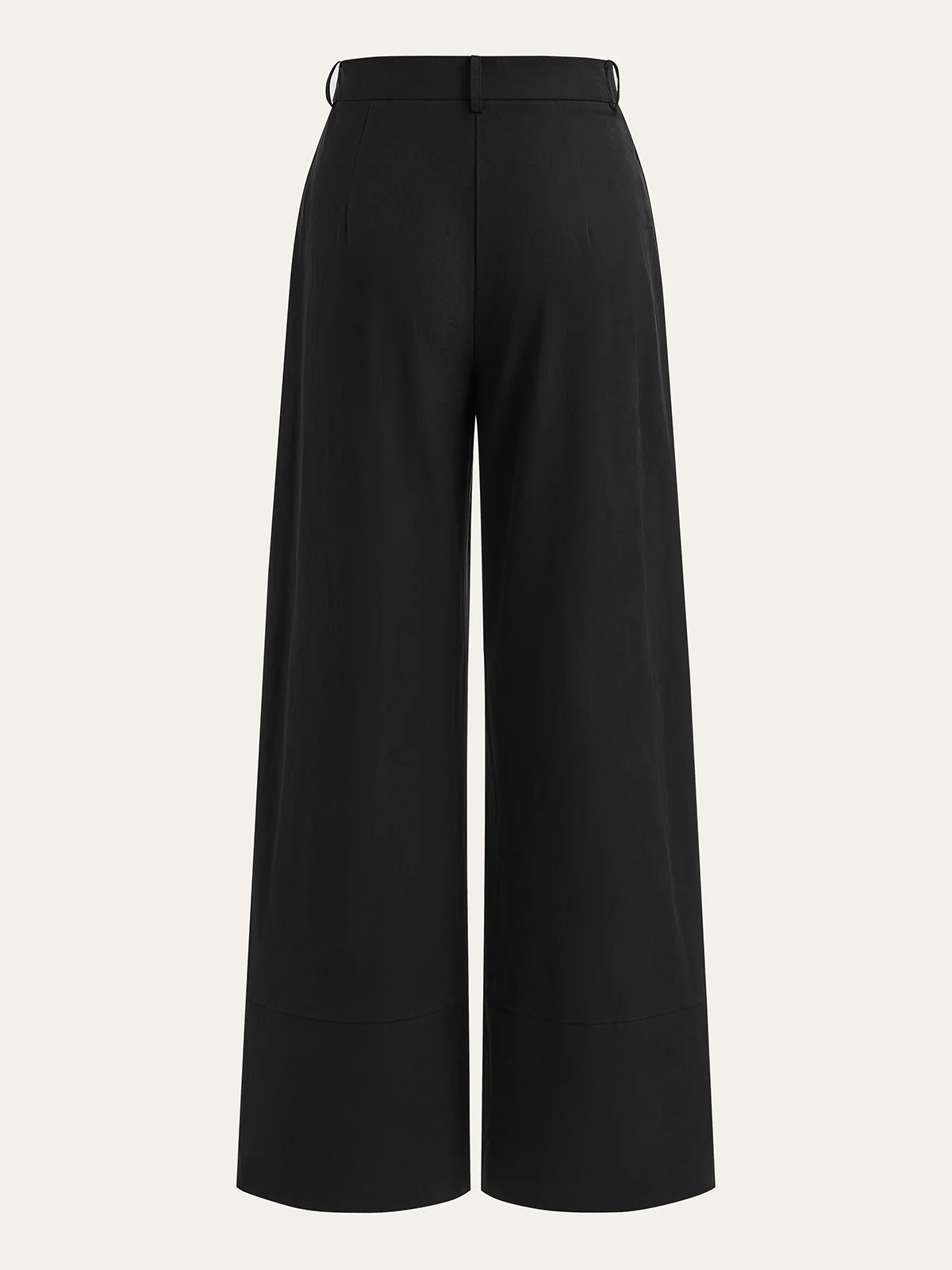 Button Detail Wide-Leg Pants - Wholesalesil