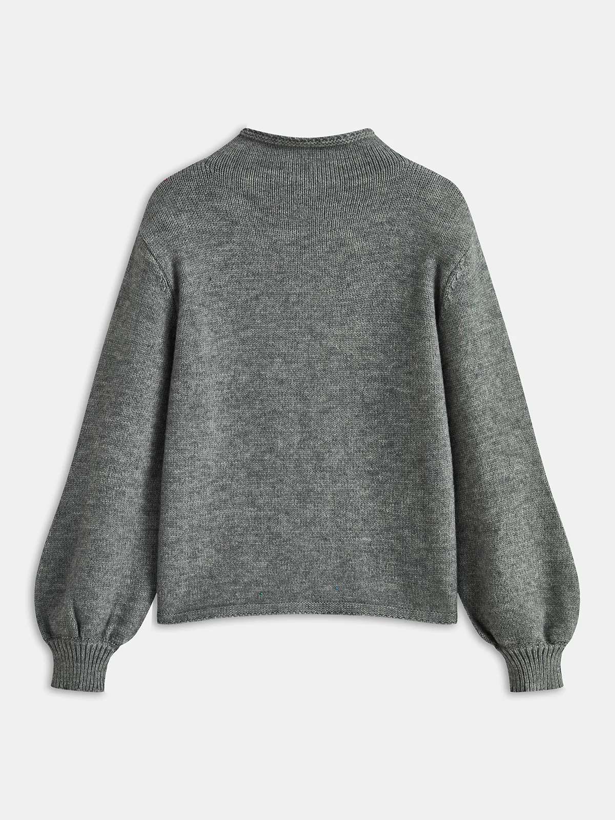 Floral Appliqu   Knit Sweater - Wholesalesil