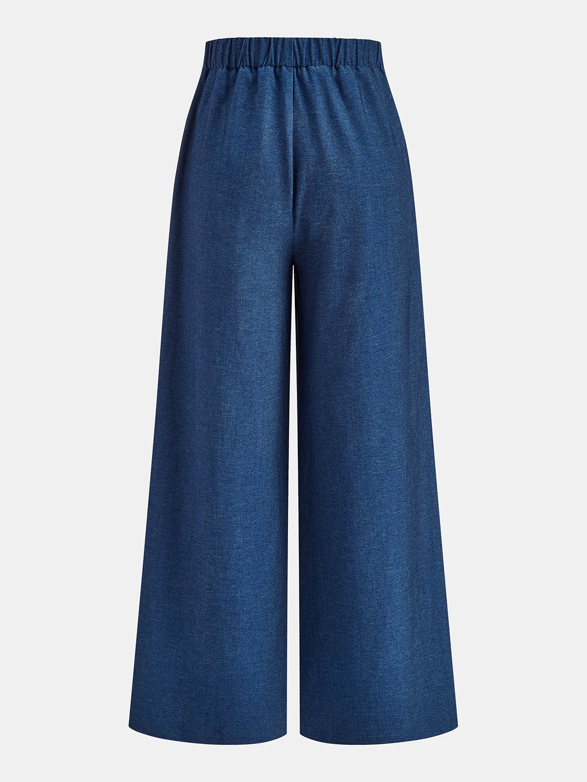 Crossover Waist Wide-Leg Pants - Wholesalesil