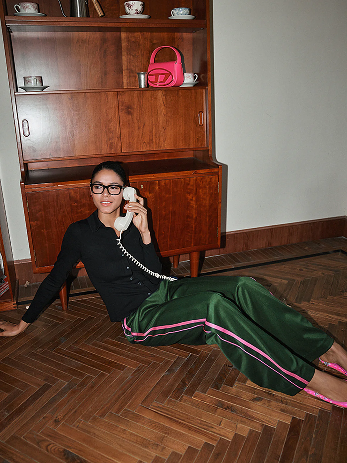 Side Striped High-Waist Sweatpants - Wholesalesil