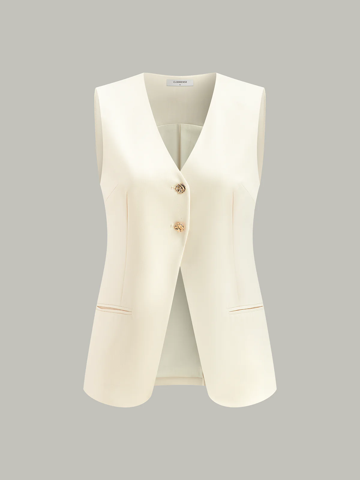Sleeveless Blazer Vest - Wholesalesil