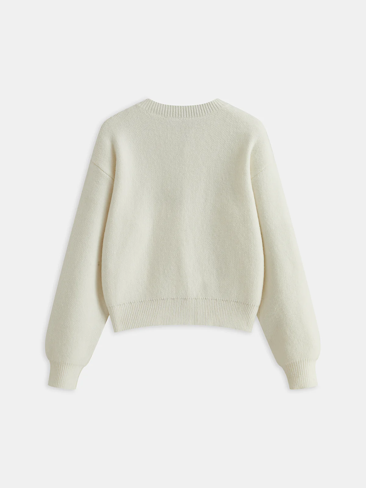 Contrast Knot Button Knit Cardigan - Wholesalesil