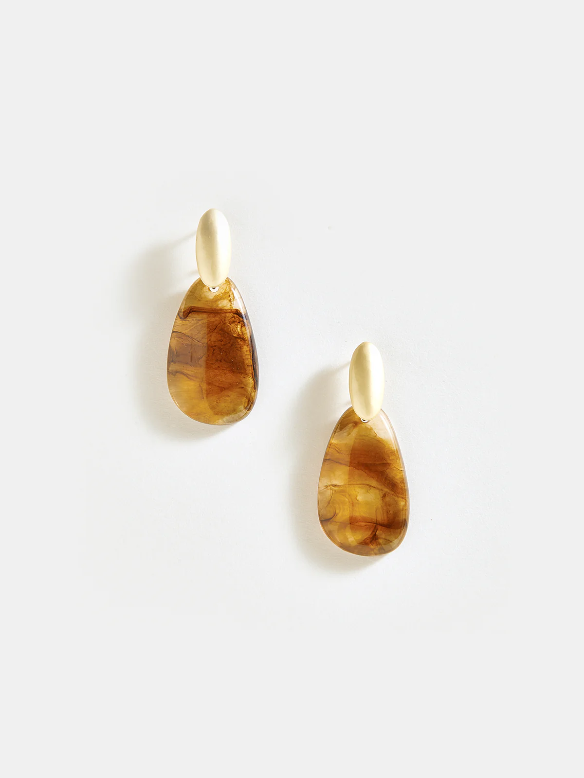 Oval Teardrop Earrings - Wholesalesil