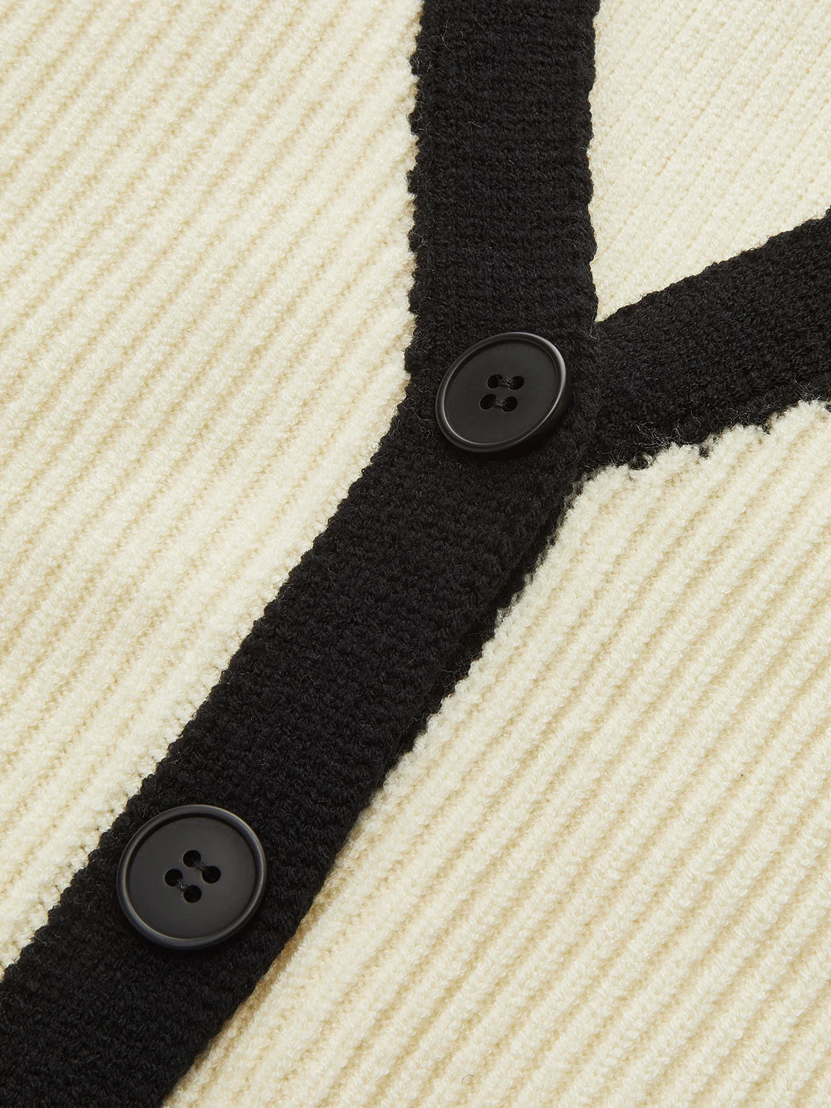 Contrast Trim Ribbed Knit Vest - Wholesalesil