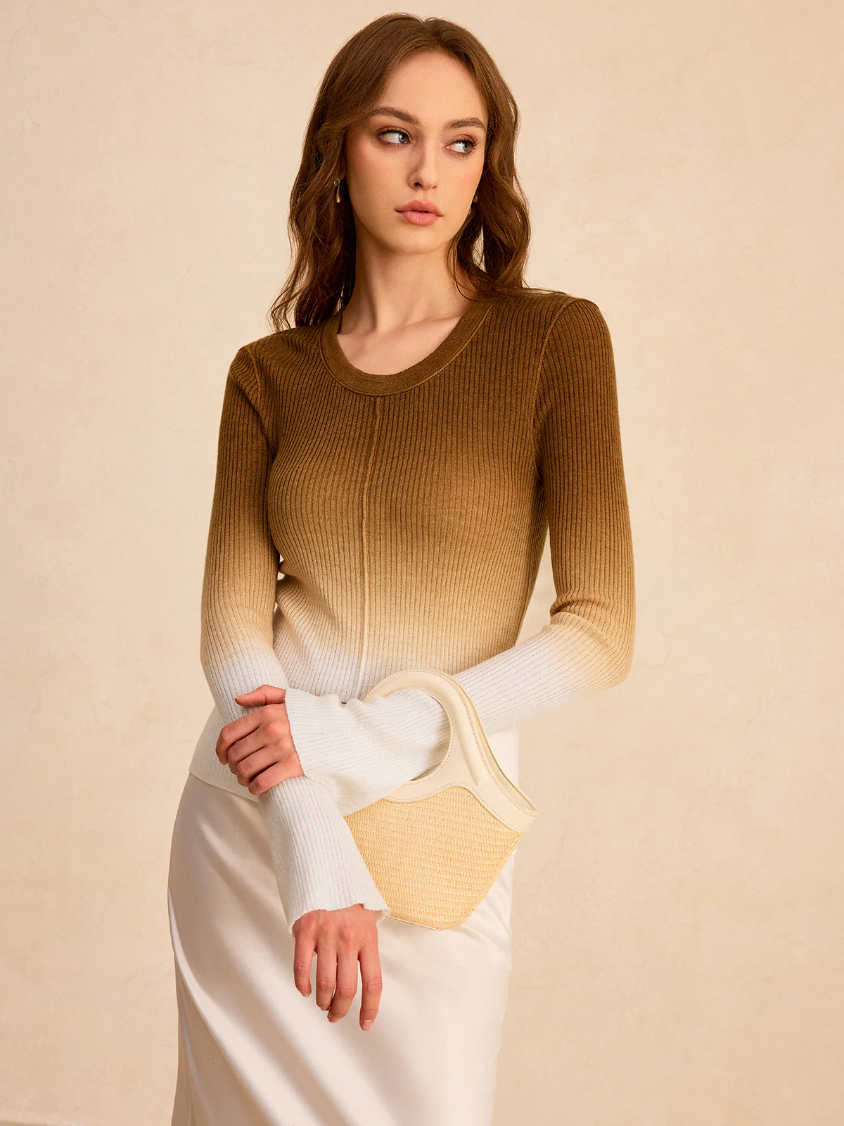 Ombre Slim Knit Top - Wholesalesil