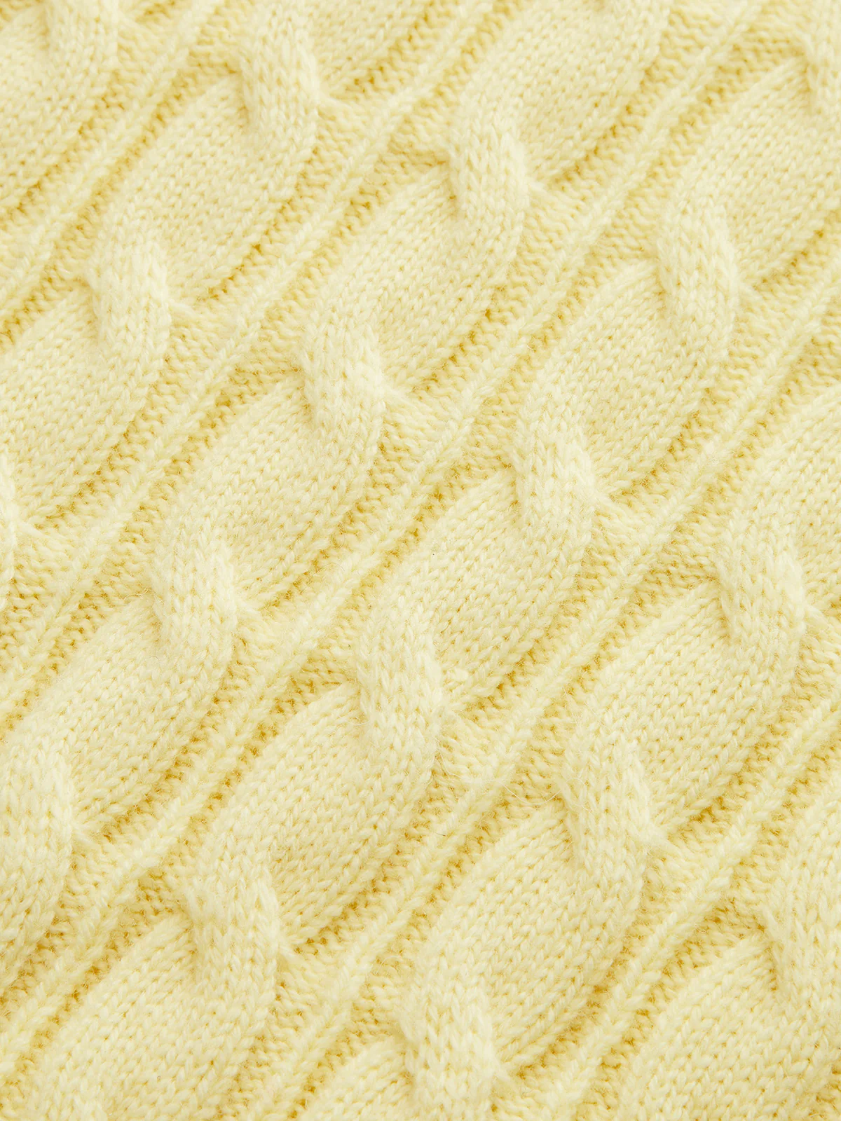 Cable Knit Short Sleeve Sweater - Wholesalesil