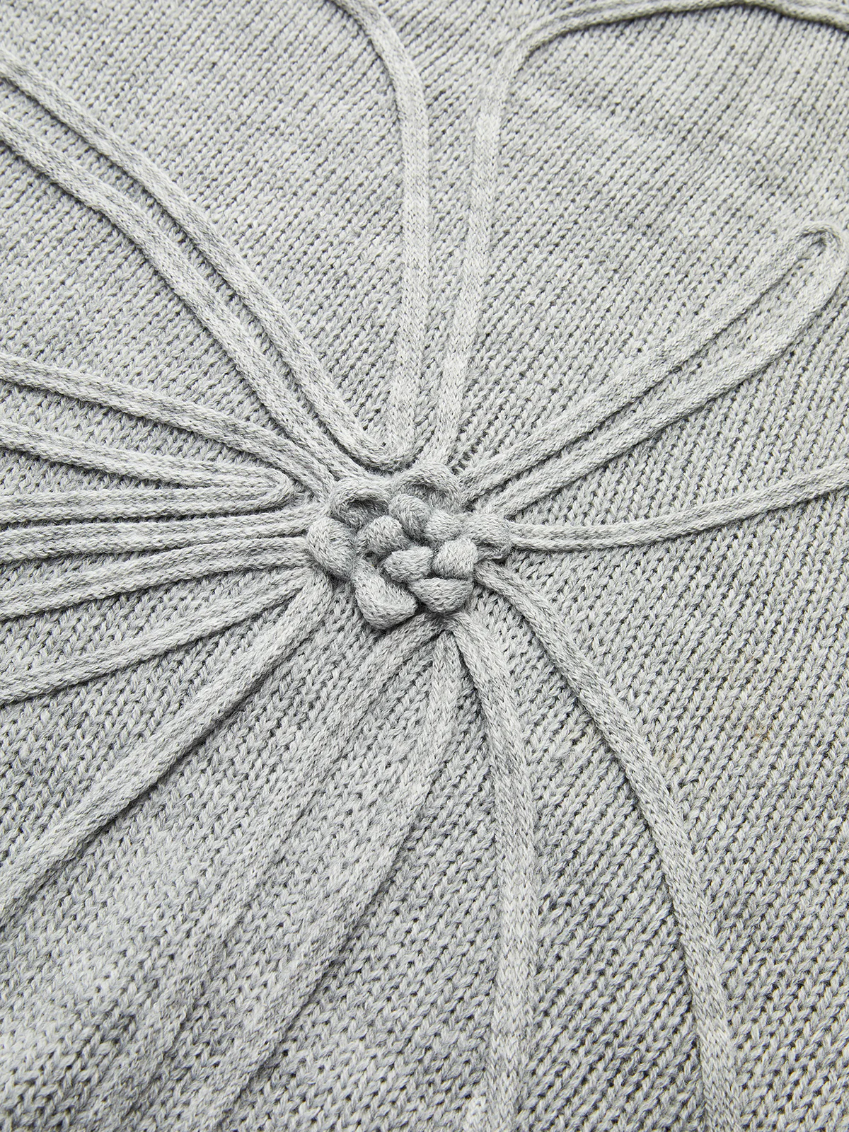 Flower Applique Sweater - Wholesalesil