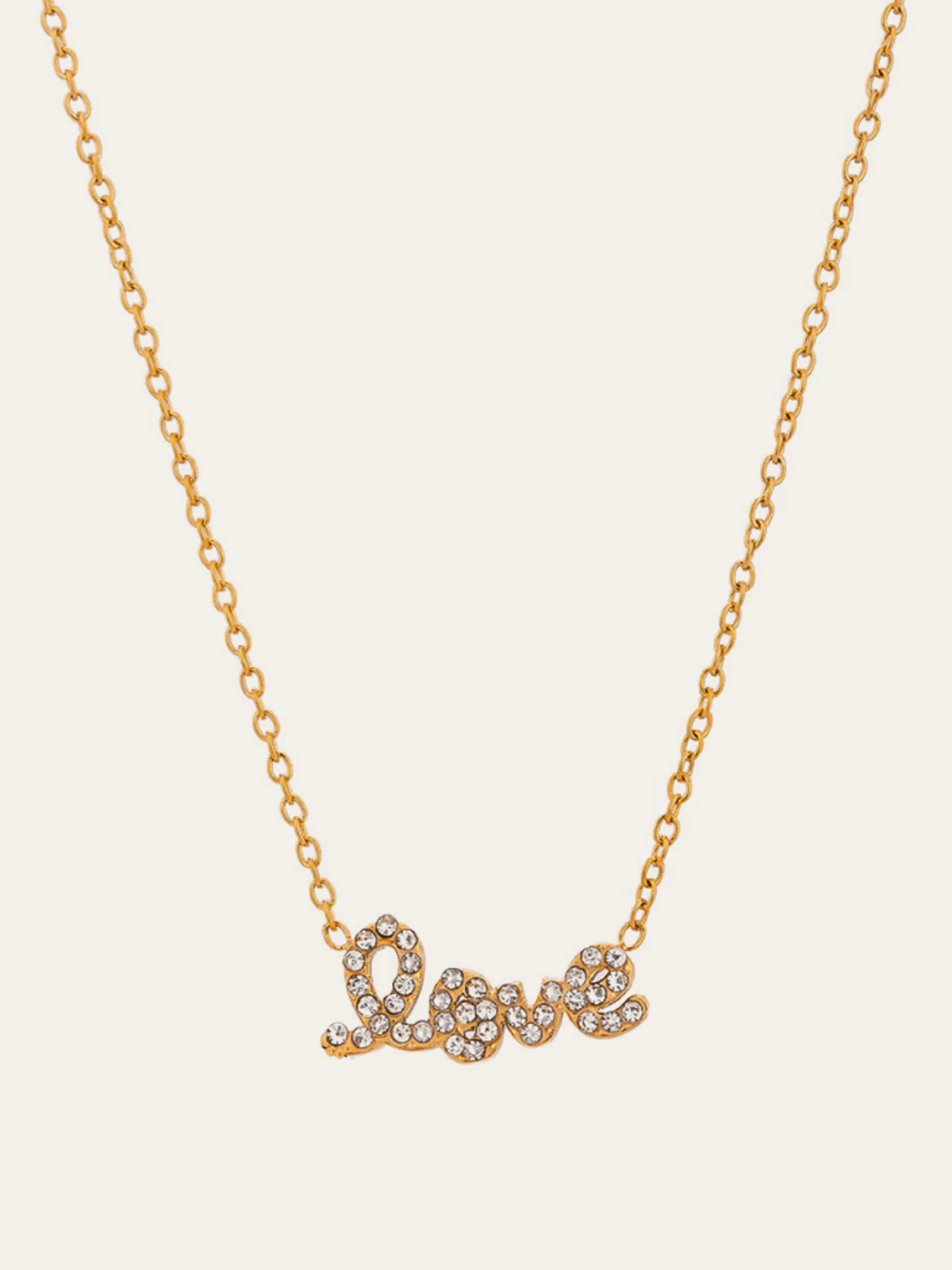 Crystal-Embellished Pendant Necklace - Wholesalesil