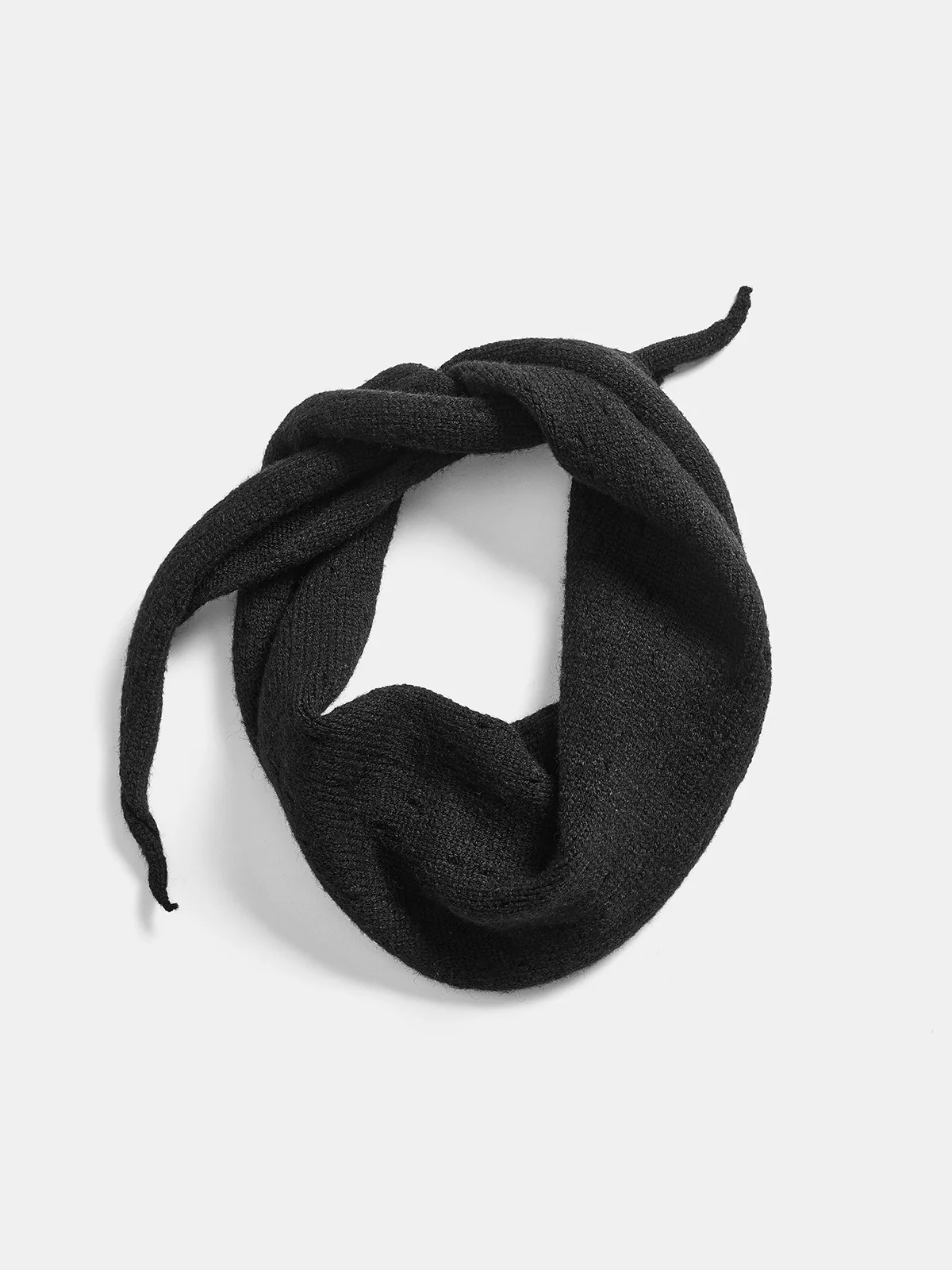 Knitted Triangular Scarf - Wholesalesil