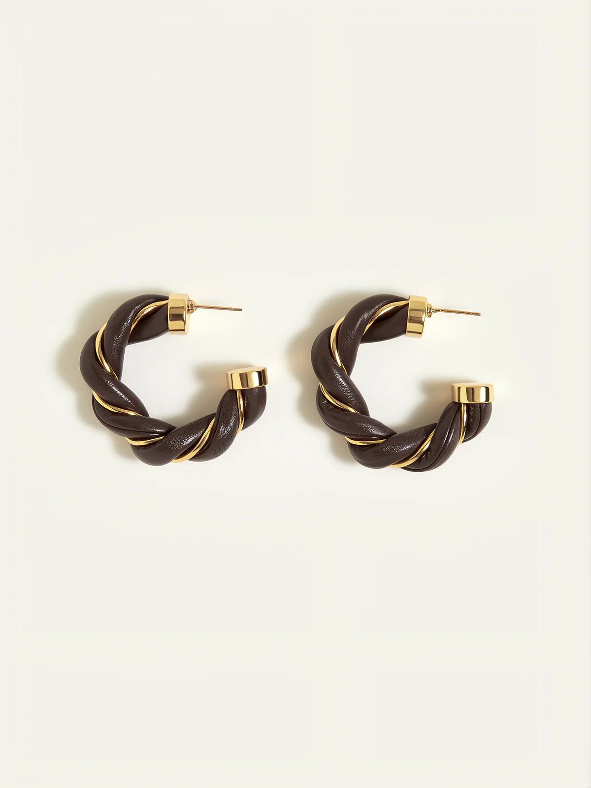 Twisted Hoop Earrings - Wholesalesil