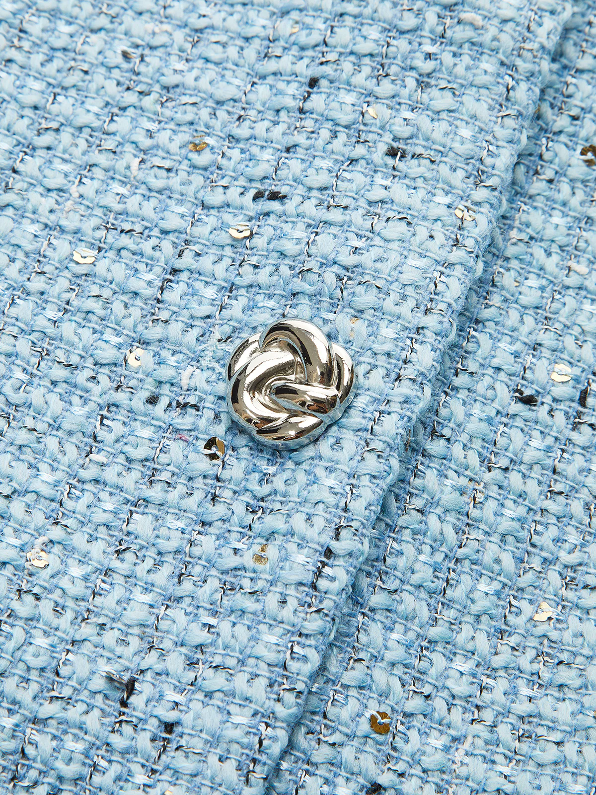 Tweed Sleeveless Belted Vest - Wholesalesil