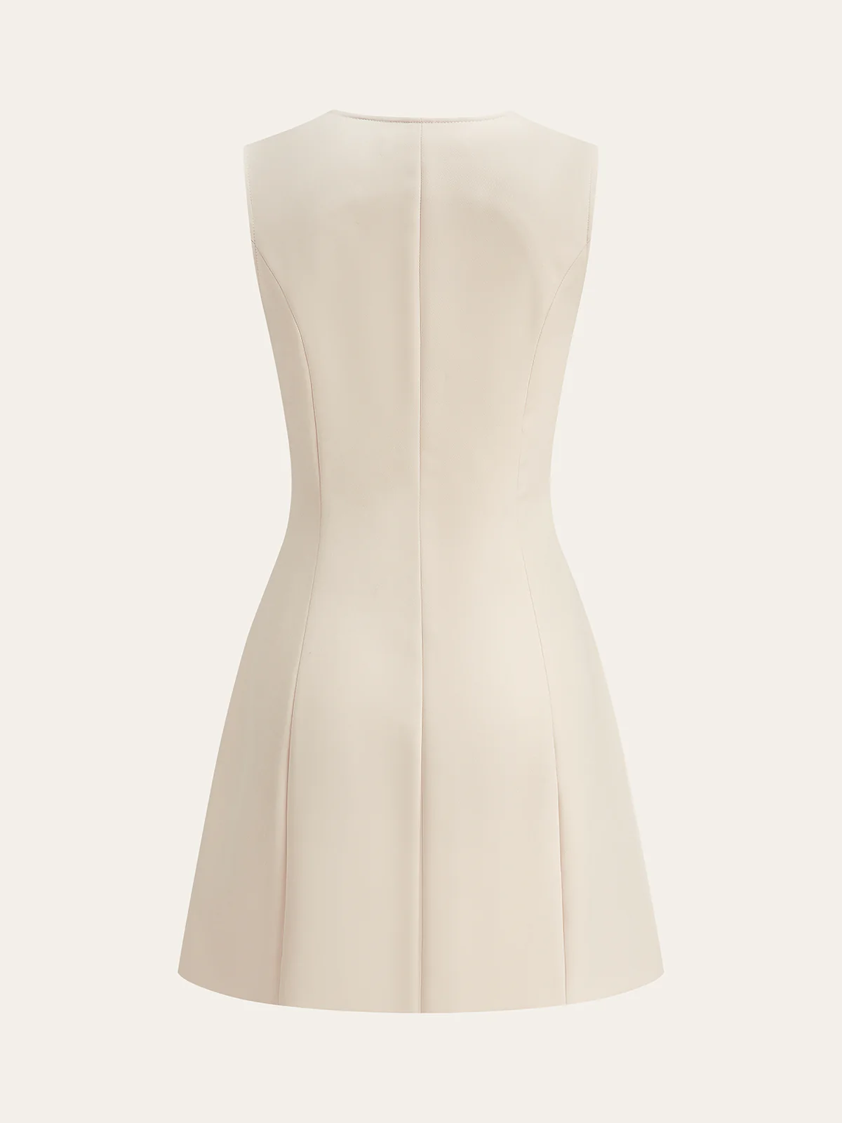 Pocketed Zip-Up Mini Dress - Wholesalesil