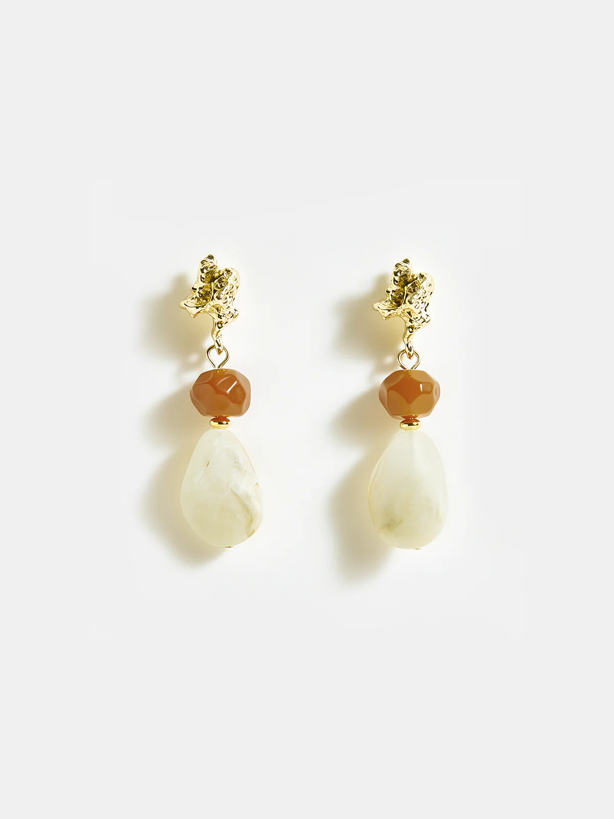 Acrylic Bead Drop Earrings - Wholesalesil