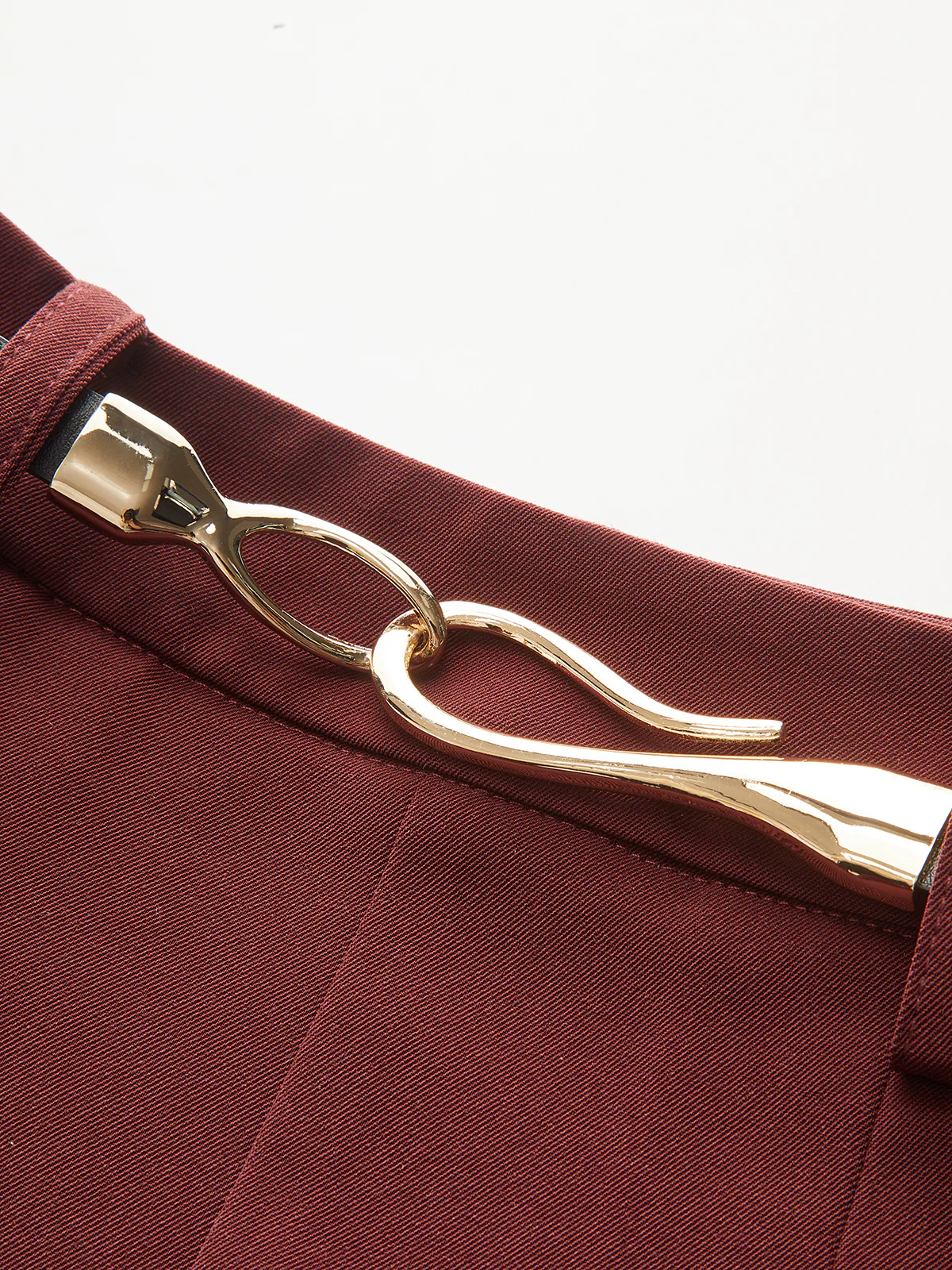 Belted Pleated Wide-Leg Pants - Wholesalesil