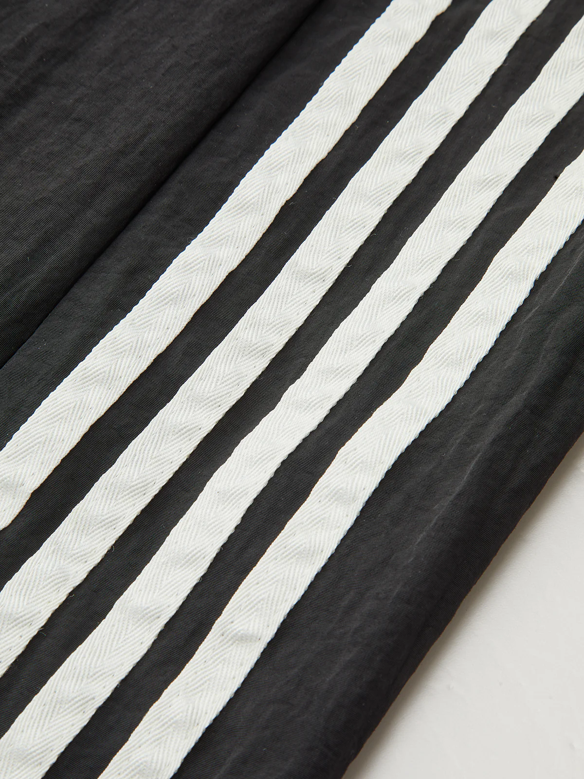 Denim Paneled Striped Drawstring Midi Skirt - Wholesalesil