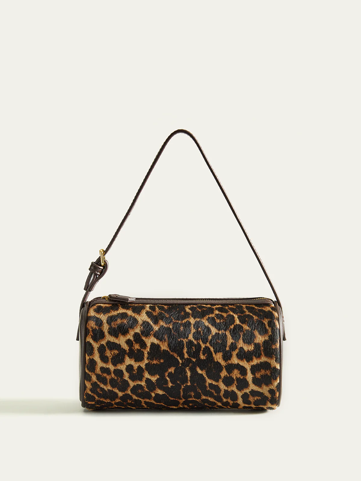 Leopard Print Barrel Bag - Wholesalesil