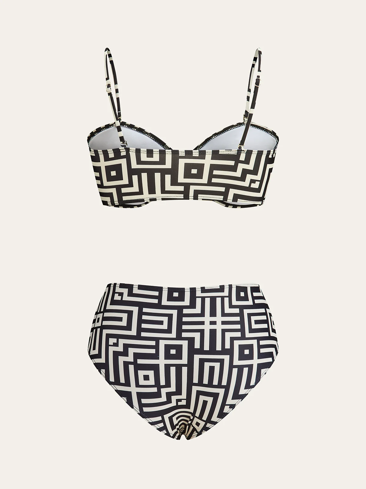 Geometric Print Bikini Set - Wholesalesil
